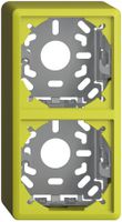 Kappe mit Grundplatte 2×54mm für Kombination FX vertikal/horizontal lemon