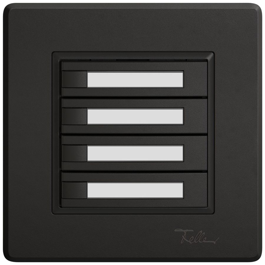 UP-Universaltaster EDIZIO.liv UNI SNAPFIX® 5…48V o.LED 4× 1-Tbed.Pap.sz