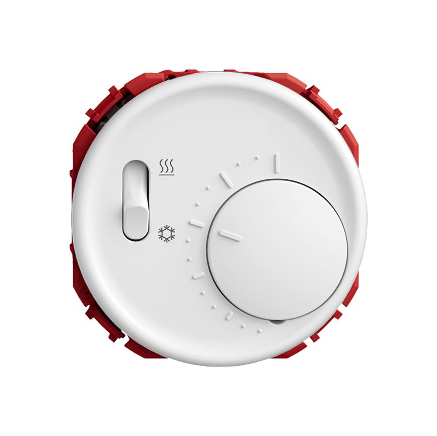 Termostato ambiente STANDARDdue SNAPFIX® inter.risca./refrig.230V AC 50Hz bi