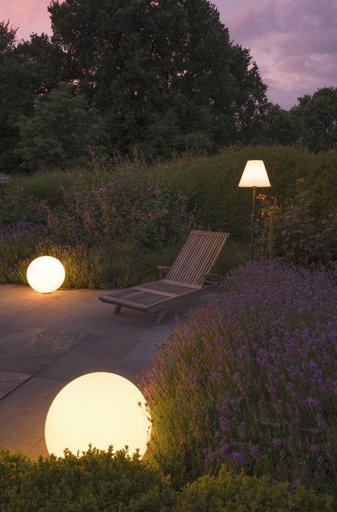 Lampadaire SLV ROTOBALL FLOOR 50, E27 24W IP44 blanc