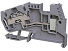 Borne de passage joignable WZ 0.5…4mm² 32A 800V vis ressort 2×1 rail DIN 35mm gr