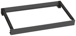 Sockel Hager FZ916WE 1599×100×375mm komplett schwarz Stahl