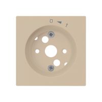Placca frontale kallysto 0<-1 60×60mm per contatto rotativo beige