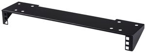 Halterung 19" VALUE 1HE 500×100mm max. 25kg Stahl schwarz