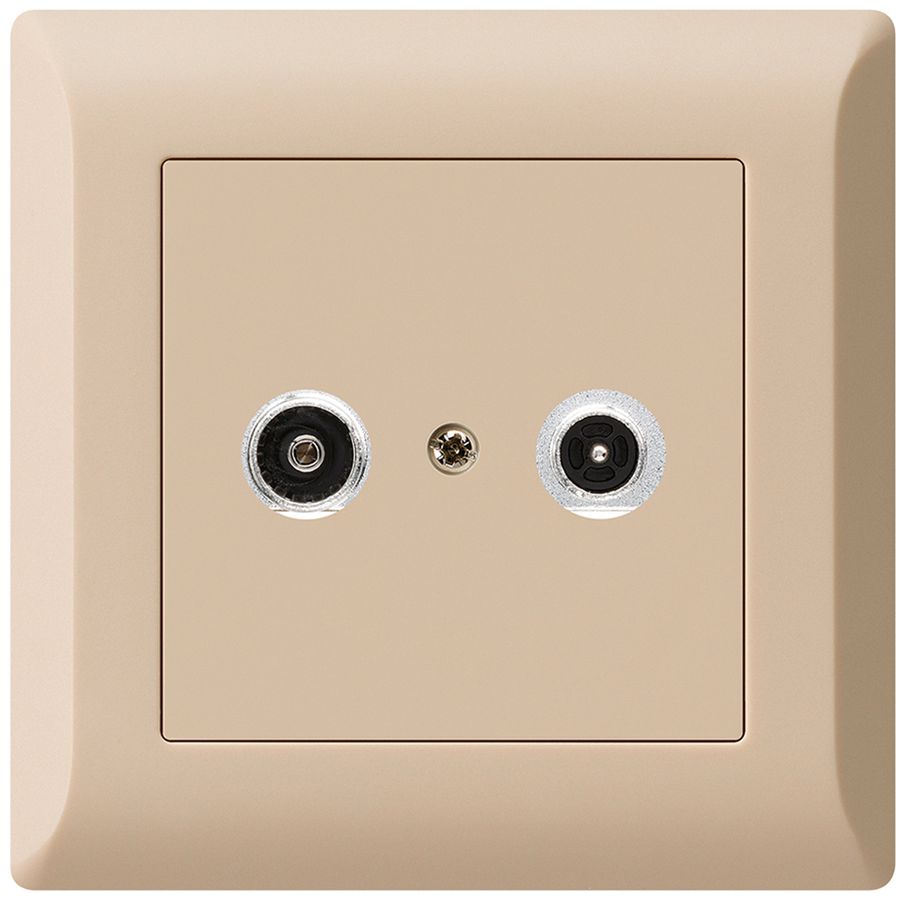 UP-Antennendose kallysto.line R/TV 23dB 2GHz beige