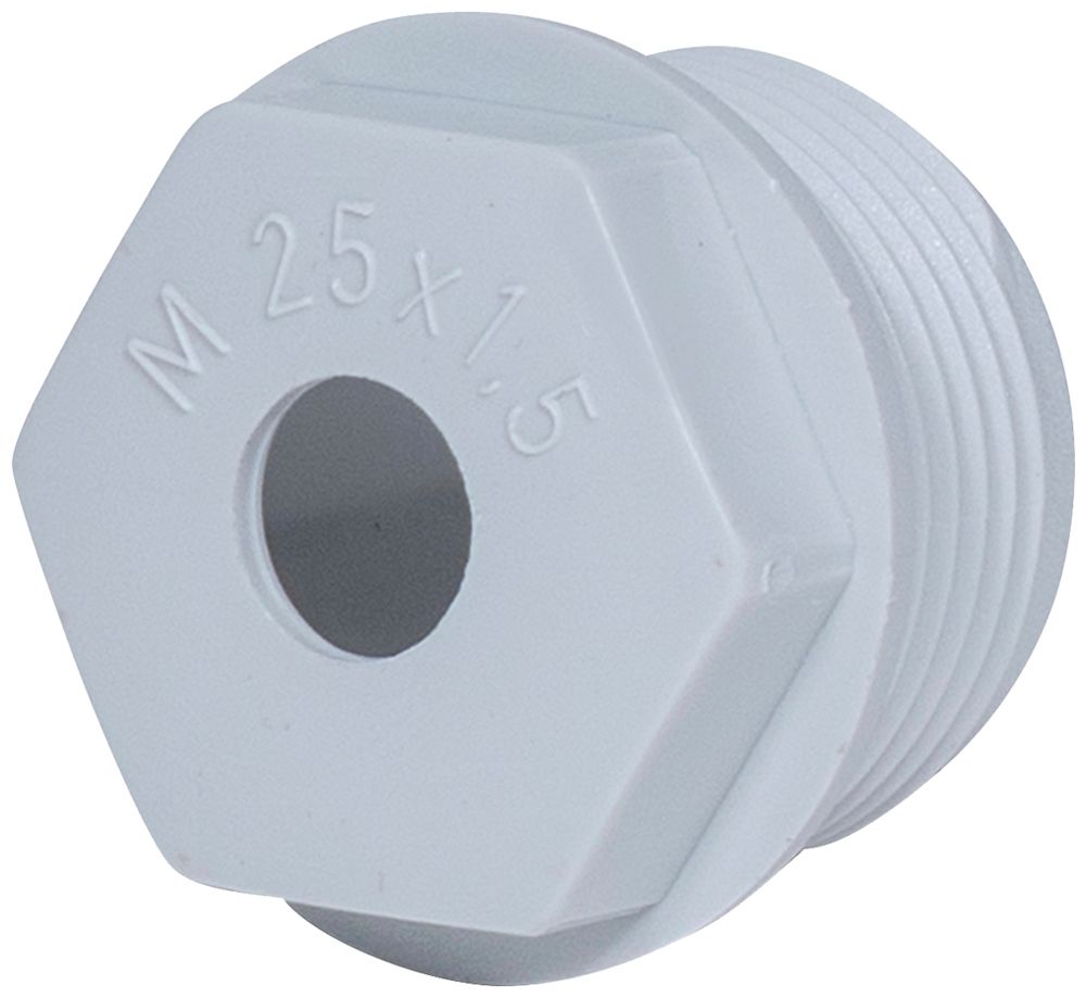 Würgenippel PE M40 hellgrau