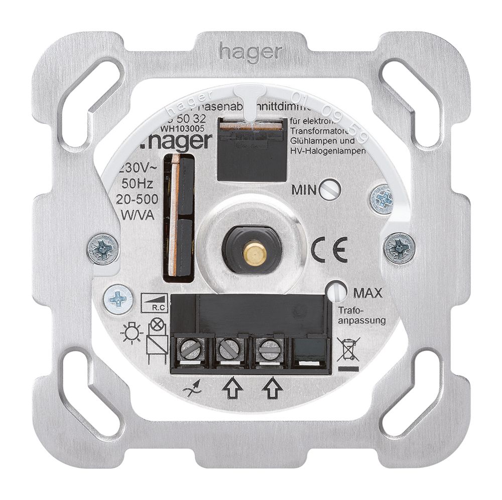 Einsatz zu Drehdimmer Hager Phasenabschnitt 20…550W Bauart F