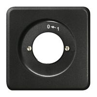 Kit frontale INC 0-1 nero per contatto rotativo a impulsione a chiave