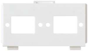 Modulo multimedia M3 FO vuoto per 2×SC2×LC bianco
