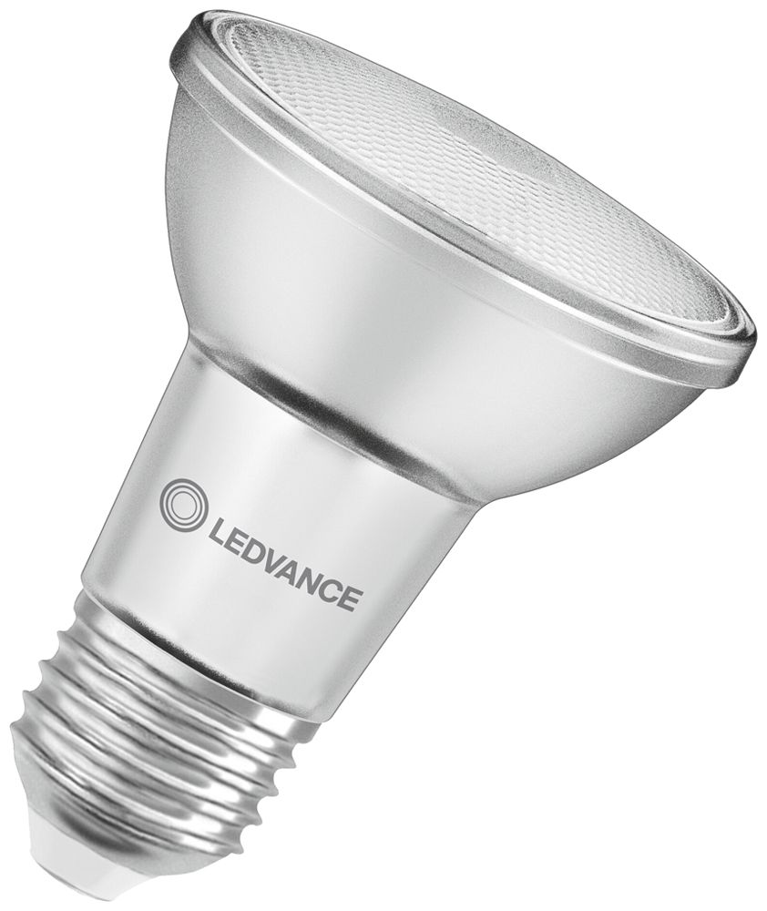 Lampada LED LEDVANCE E27 6.4W 350lm 2700K REG Ø65×88mm PAR20 chiaro 36°