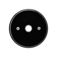 Einsatz zu UP-Durchgangsdose basico schwarz Ø9mm ohne Klemmeneinsatz