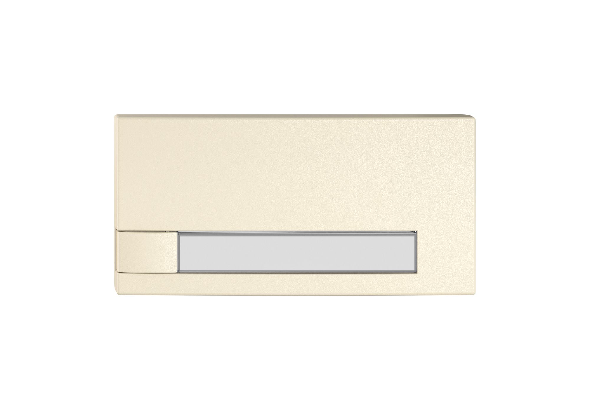 Pulsante 1/2 EDIZIO.liv KNX e UNI c.SNAPFIX® s.LED c.targhetta com.1T cr