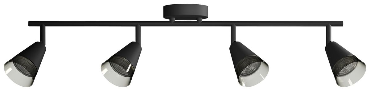 Spot Philips Cleft GU10 4×5W 694×152mm schwarz