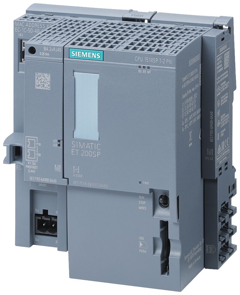 SPS-Zentralbaugruppe Siemens SIMATIC ET200SP CPU 1512SP-1 PN, PROFINET IRT