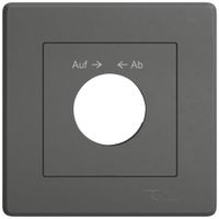 UP-Montageset EDIZIO.liv SNAPFIX® f.Schwenktaster m.Schloss Auf → ← Ab dgu