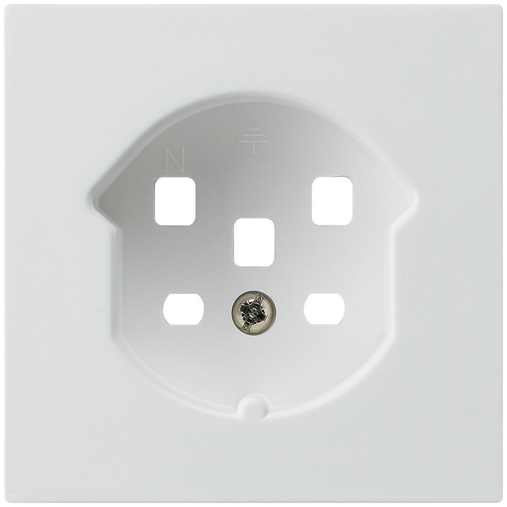 Frontplatte kallysto T25 weiss 60×60mm für Steckdose T25