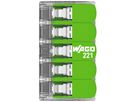 Borne pour boîte WAGO 221-425 avec levier en box 25×5L 0.2…4mm² 32A 450V vt