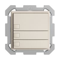 Poussoir KNX RGB ENC EDUE, 250mW, s.LED, 3×poussoir, comm.1×touche, crema