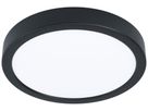 LED-Deckenleuchte Eglo FUEVA 14W 0…1400lm 2700…6500K IP44 DIM Ø211×25mm schwarz