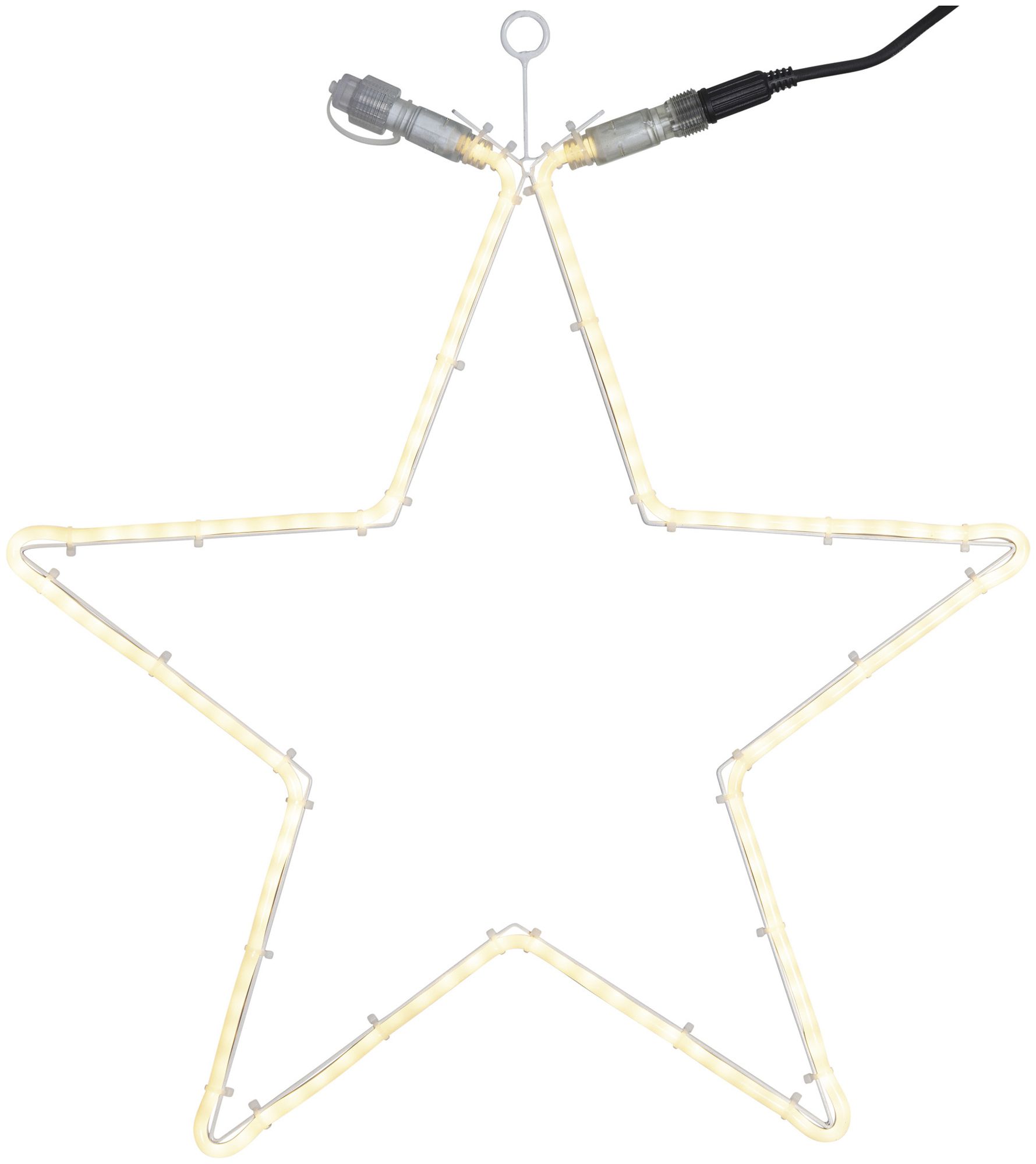 Lichtschlauch 'Stern' NEON System 24 Extra, 550×600mm, 2.6W/Stk., warmweiss