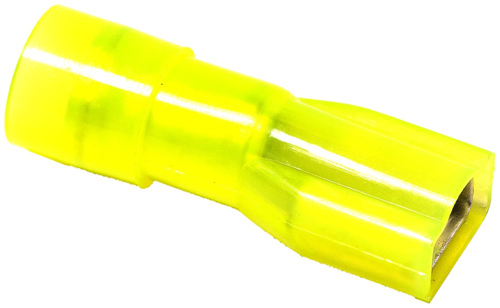 Flachsteckhülse isoliert PA gelb Pidg.6.3×0.8