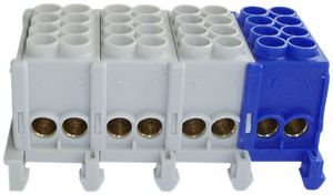 Hauptleiter-Klemme HLAK 4L,2×35mm²,2×25mm² 3×gn/1×blau