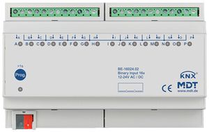 Entrée binaire KNX AMD MDT BE-16024.02 16-can 12…24VUC 8UM