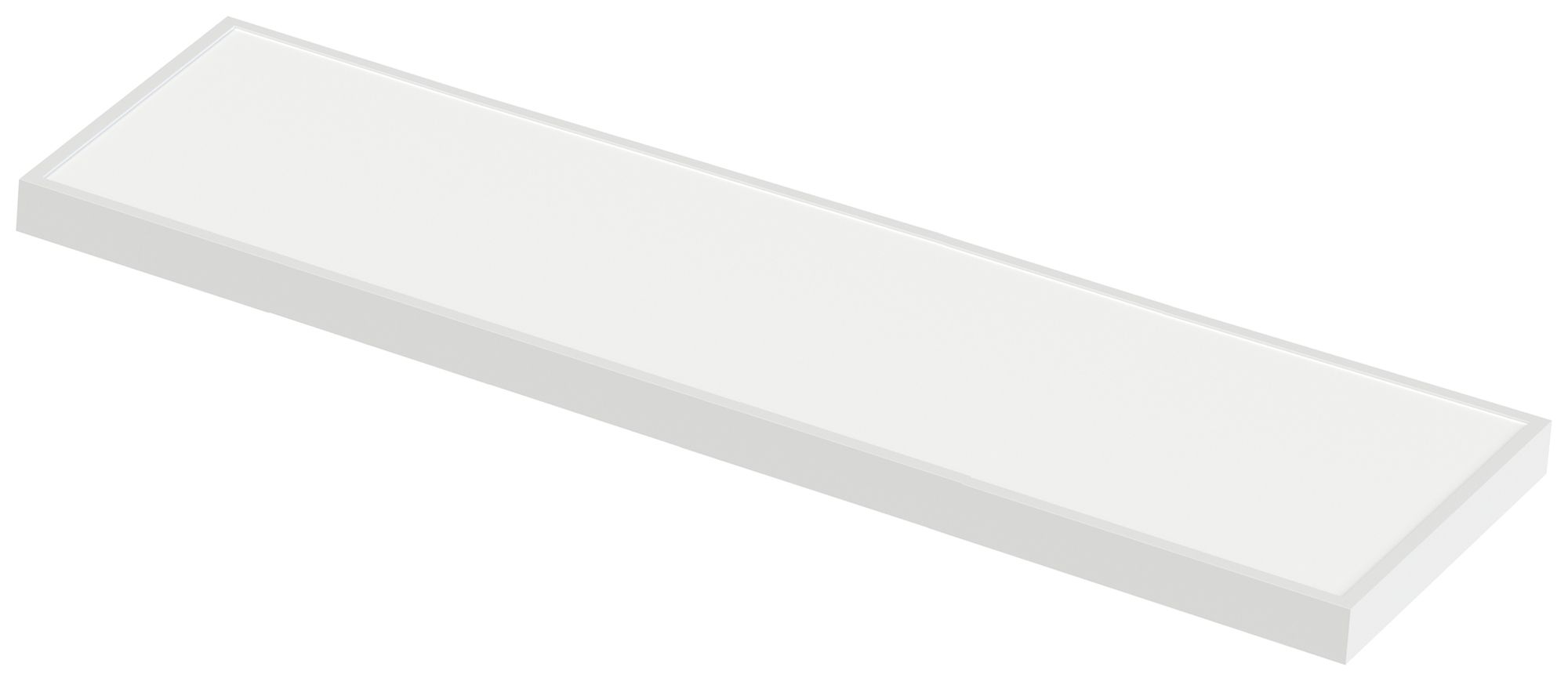 LED-Deckenleuchte DOTLUX PANELbig-ugr 38W 4750lm 830/840/857 IP40 1495×295 weiss