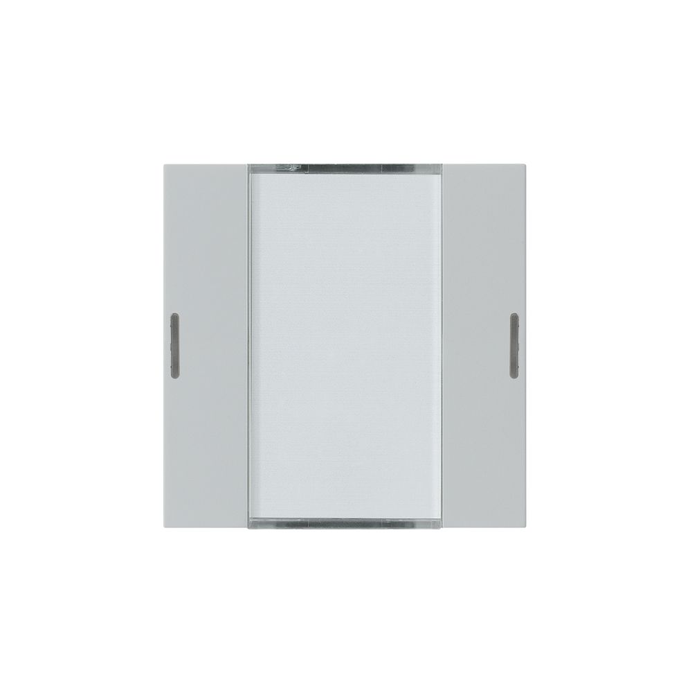 Frontset Hager kallysto LED 2×KNX systemlink/easylink hellgrau