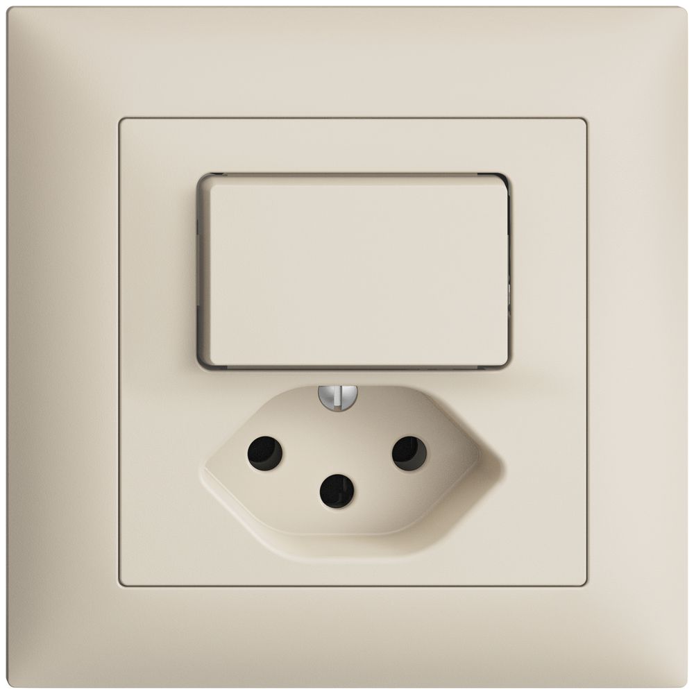 UP-Kombination 3/1P+T13 EDIZIOdue crema mit Shutter