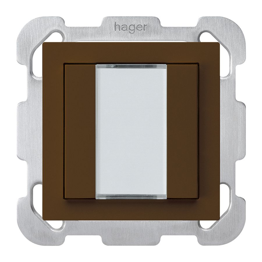 UP-Taster kallysto B KNX 2× s/e-link braun