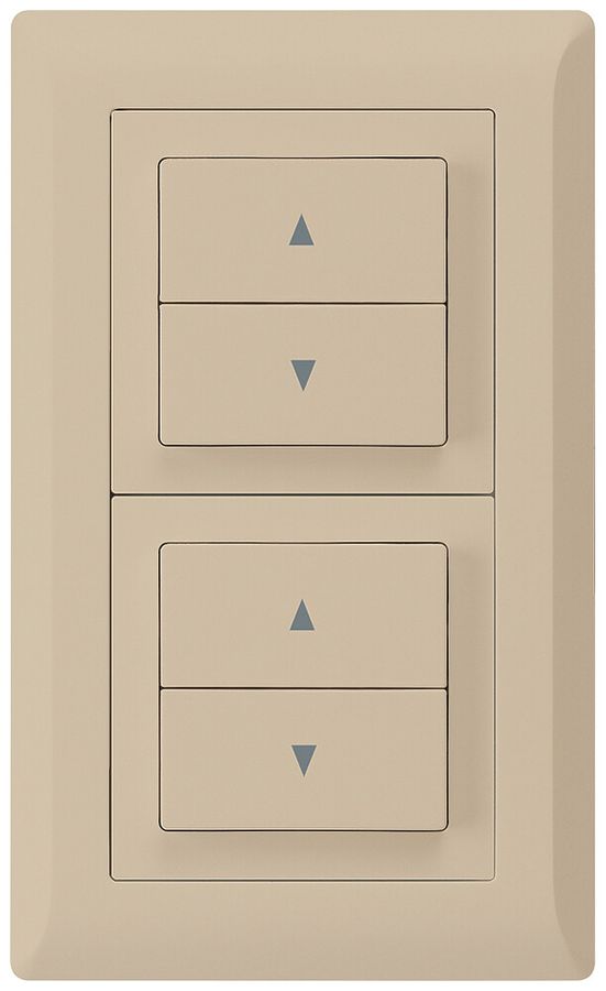 Combinaison ENC kallysto.line grd.I-I verticale 2×interr.stores beige