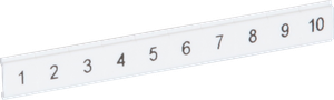 Nastro Zack ZBF piatto 1…10 bianco siglatura longitudinale 10 cartellini 5mm