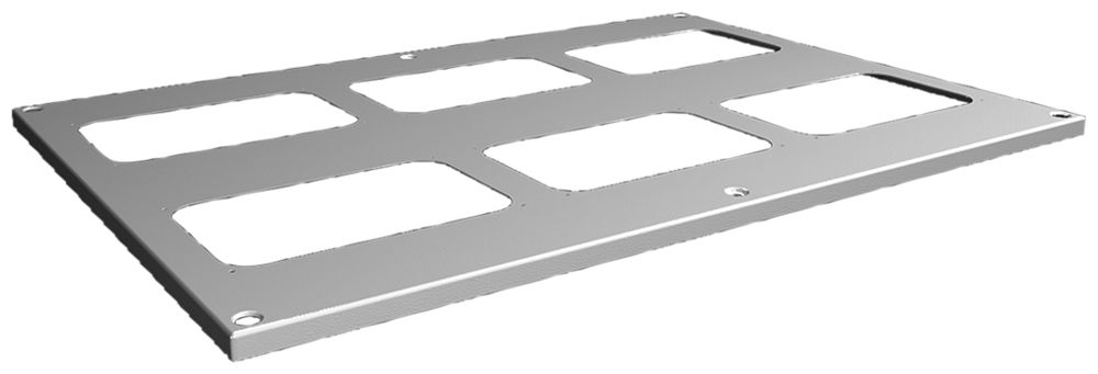 Oberbodenblech Rittal SV 9681.596 850×600mm Dachbeplankung grau