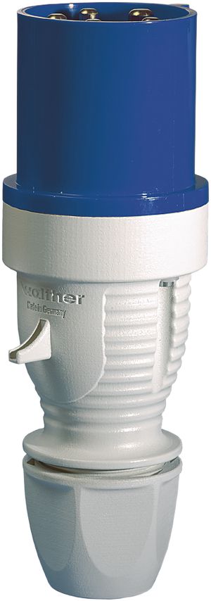 Stecker CEEtyp 4L 63A 9h IP44 mit Kabelverschraubung