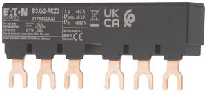 Kammschiene Eaton B3.0/2-PKZ0 Gabel 63A 90mm schwarz