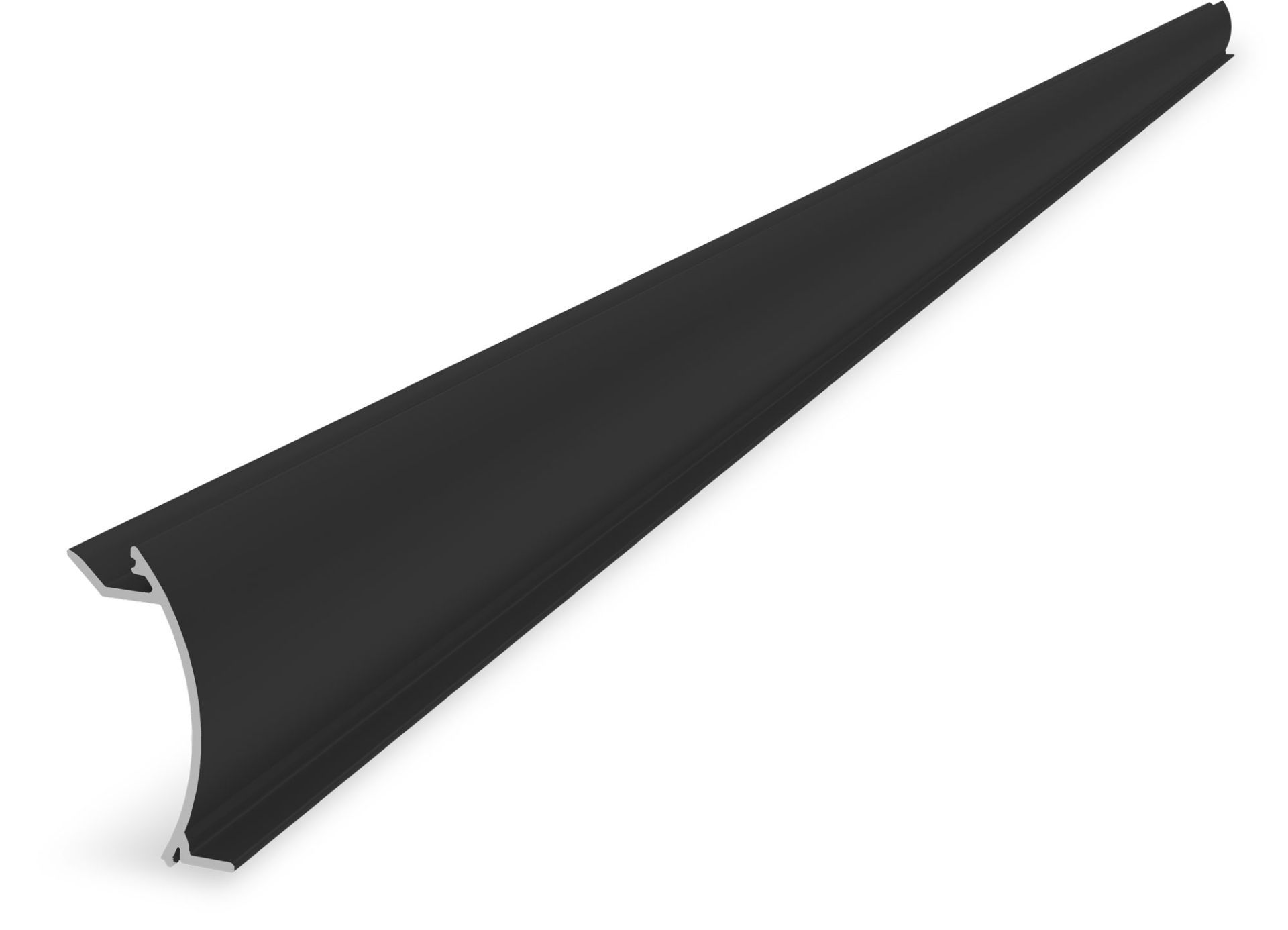 K2 InsertionRail 2.0 Cover; 2,85 m Schwarz, Modulrahmenhöhe 30mm