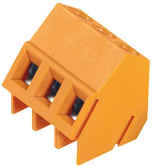 Leiterplattenklemme Weidmüller LM 5.00 10L 135° Lötstift 3.5mm Zugbügel 2.5mm²