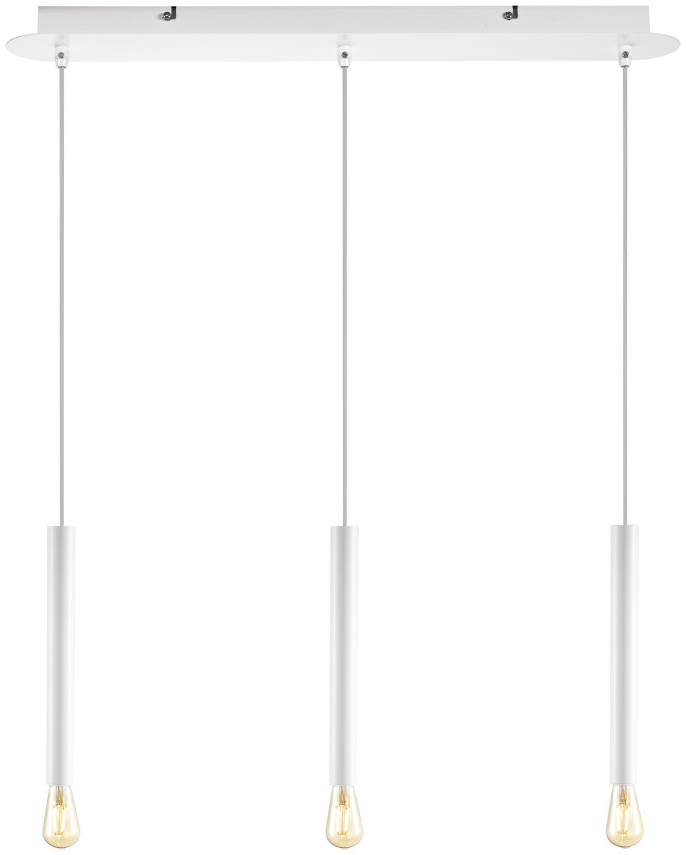 Deckenrosette SLV FITU 3×Ausgänge, L=600mm, weiss