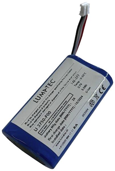 Akku Lumatec 3.7V 5000mAh Lithium-Ionen 67×38×19mm