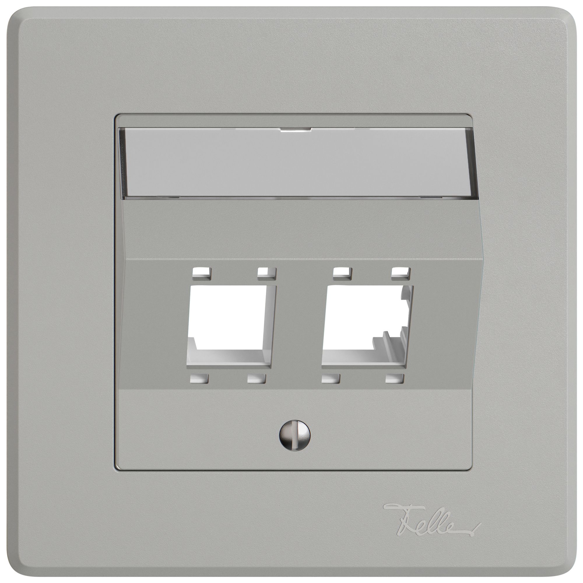 Kit de montage ENC EDIZIO.liv SNAPFIX® pour freenet cat.5e/6 2× grc