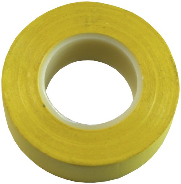 Ruban isolant ELBRO PVC, l=15mm L=10m épaisseur 0.13mm, jaune