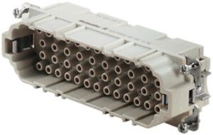 Insert mâle Weidmüller HDC HEE 500V 16A 46L à sertir grd.8