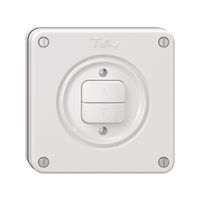 NUPU-Storenschalter NEVO, 1-Kanal, Einbautiefe 18 mm, 87×87 mm, weiss