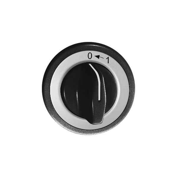 Frontset 0-1 schwarz, für Schwenktaster FH