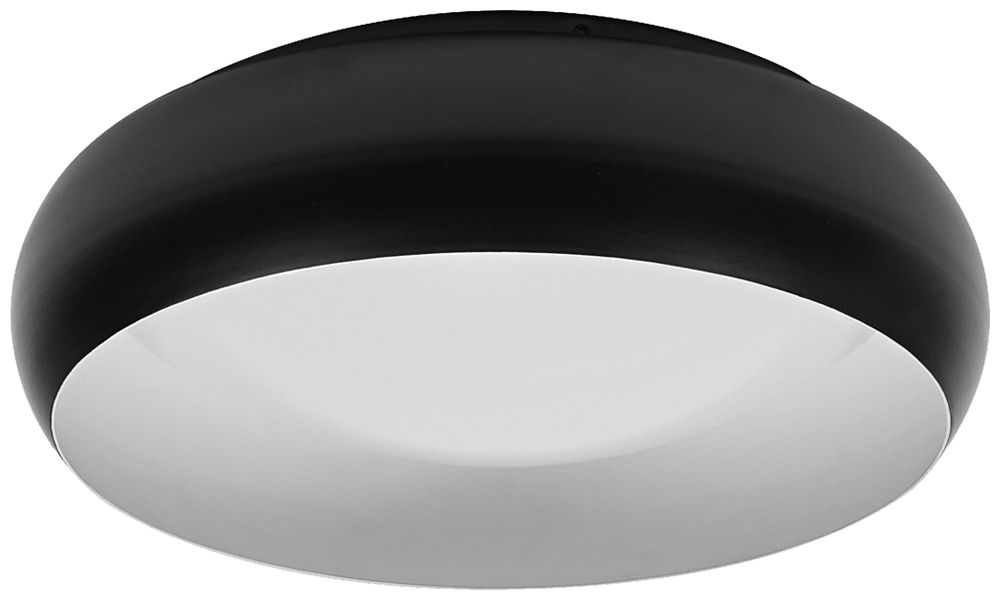 LED-Deckenleuchte LEDVANCE Orbis Livia 16W 1000lm 830 Ø300×95mm schwarz/weiss
