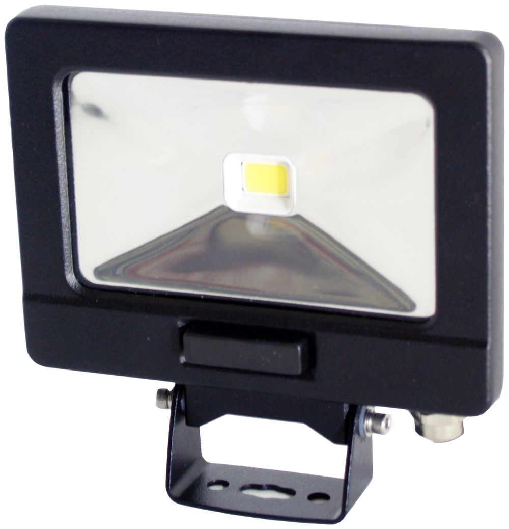 Projecteur LED ELBRO 10W avec détec.d.mouv. et télécomm., noir