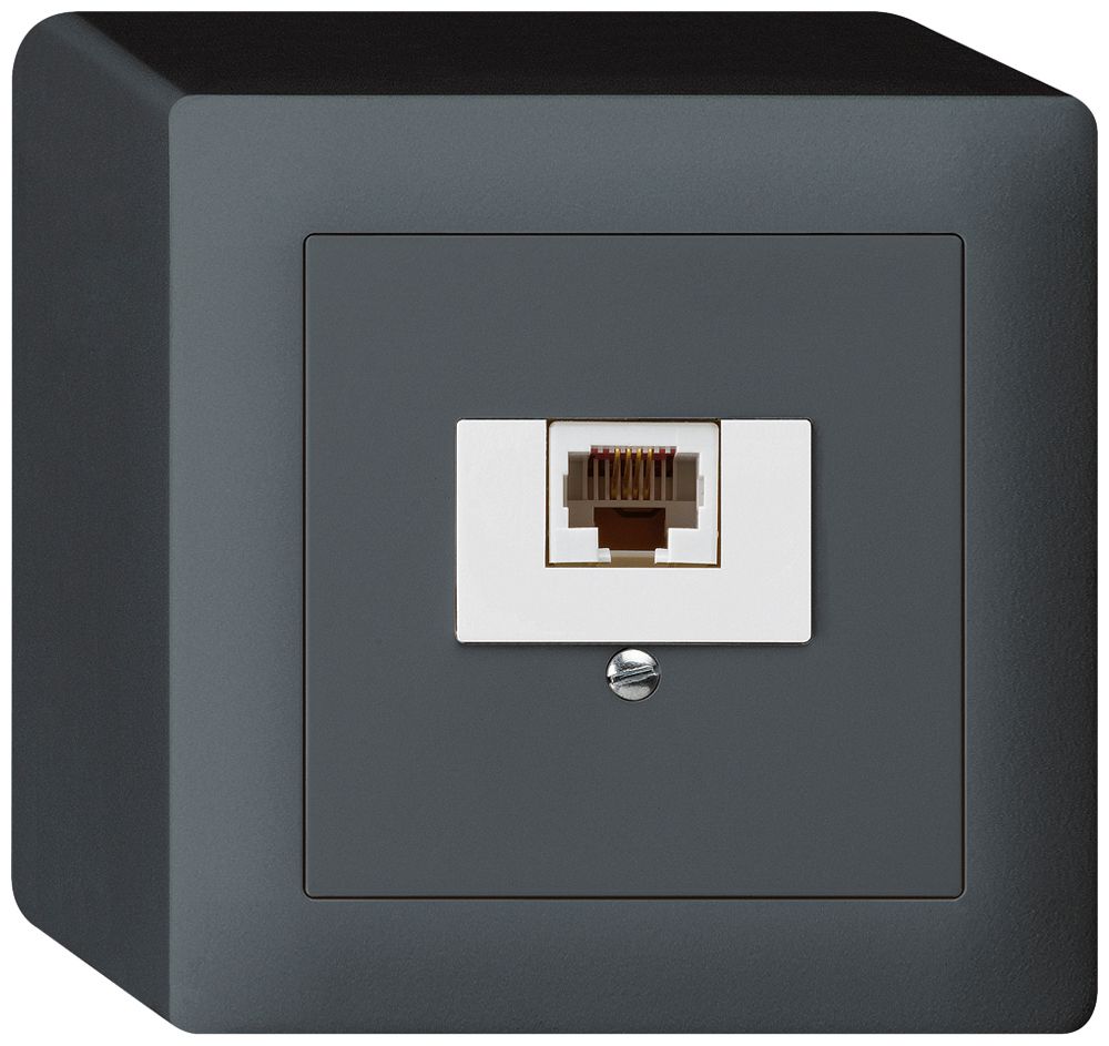 AP-Dose kallysto 1×RJ45u anthrazit