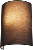 Leuchtenschirm SLV FENDA Ø230×305mm, halbrund, schwarz