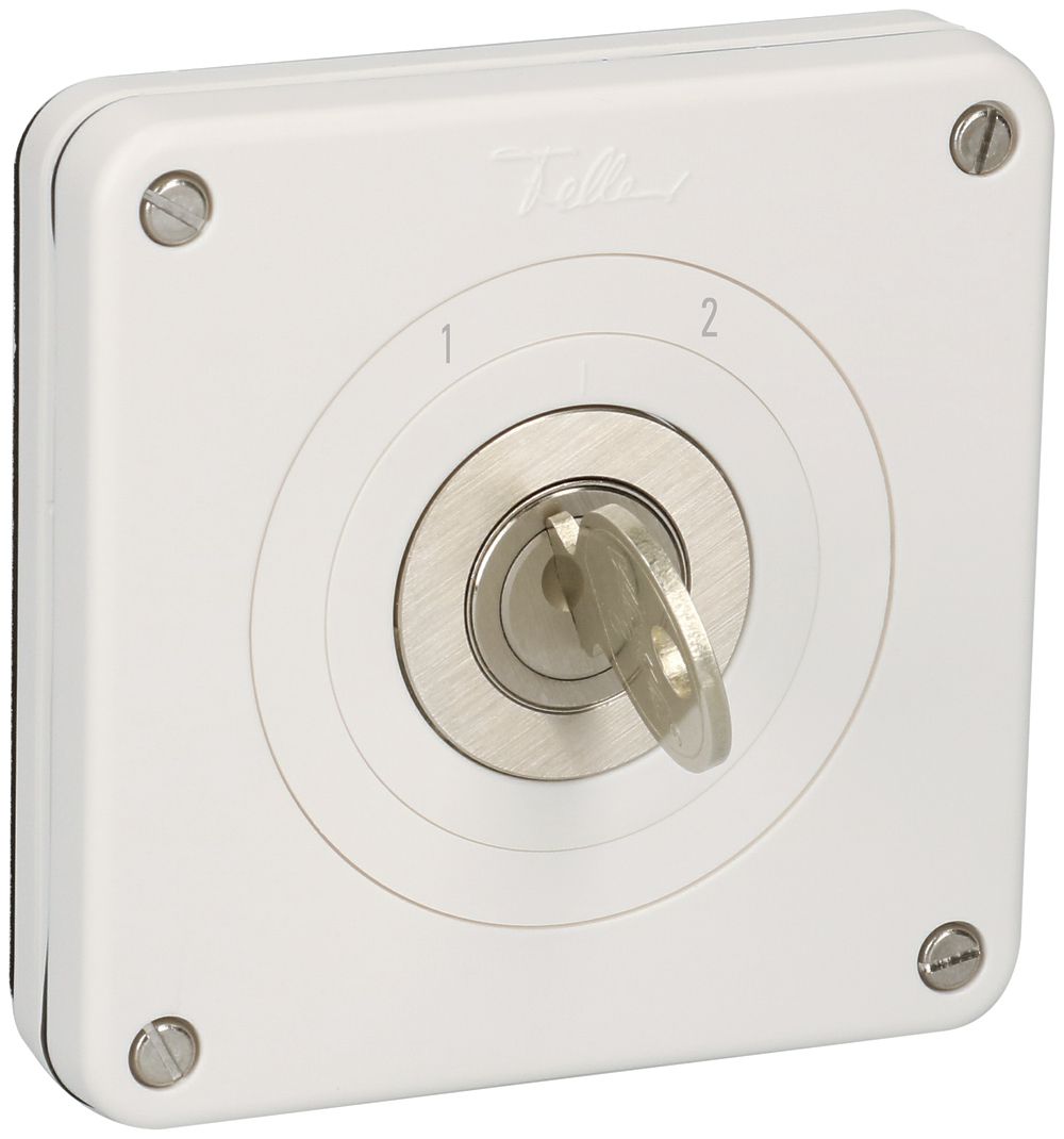 UP-Umschalter NEVO 2P, IP21, 1-2, Zyl.1262KA, Abz.11-1h, Plan 5000, ws